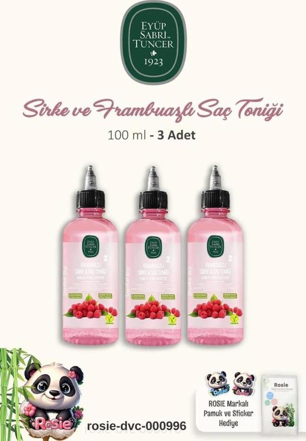 Eyüp Sabri Tuncer Saç Toniği Seyahat Boy 100 ml 3 Adet ve ROSIE - Image 1