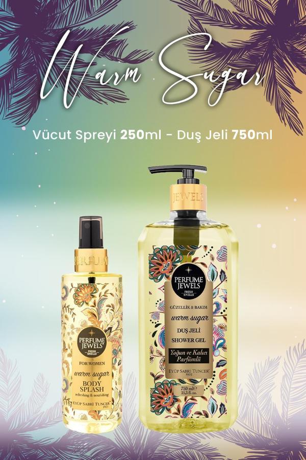 Eyüp Sabri Tuncer Warm Sugar Vücut Spreyi 250 ml ve Duş Jeli 750 ml - Image 1