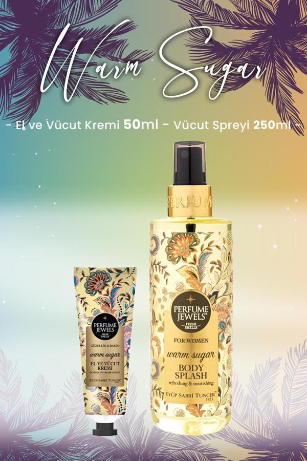 Eyüp Sabri Tuncer Warm Sugar Vücut Spreyi 250 ml ve Krem 50 ml - Image 1