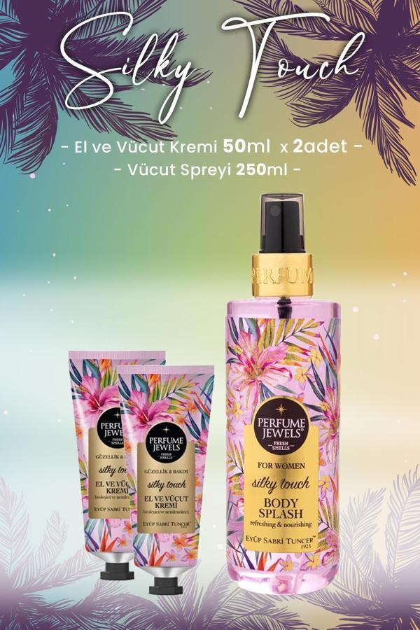 Eyüp Sabri Tuncer Silky Touch Vücut Spreyi 250 ml ve Krem 50 ml x 2 Adet - Image 1