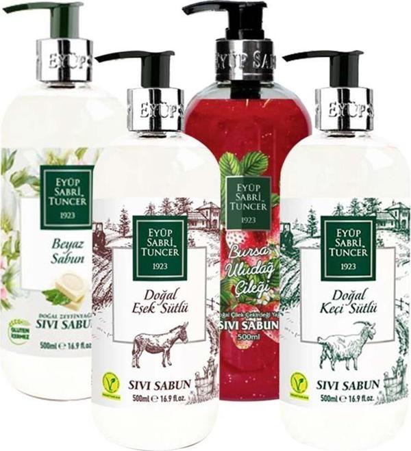 Eyüp Sabri Tuncer Sıvı Sabun 4'lü Paket 500 ml - Image 1