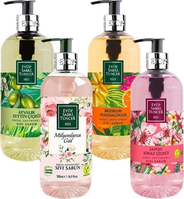 Eyüp Sabri Tuncer Sıvı Sabun 500 ml Set - Image 1