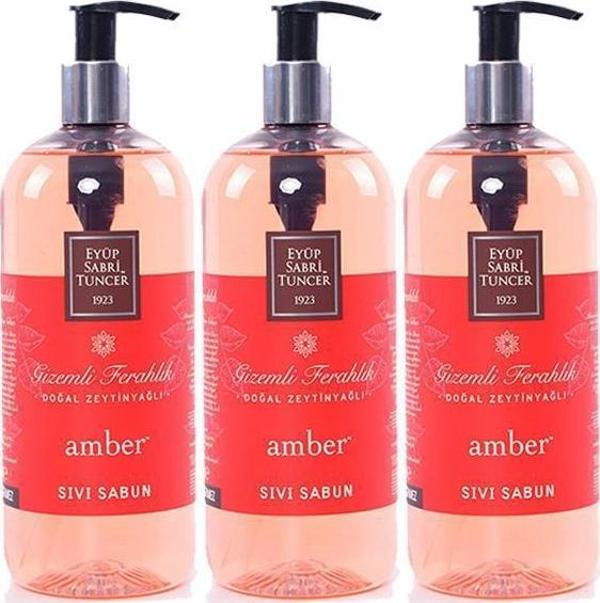 Eyüp Sabri Tuncer Sıvı Sabun Amber 500 ml x 3 - Image 1