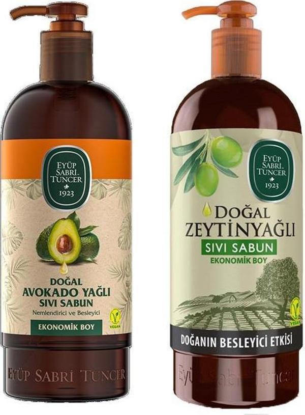 Eyüp Sabri Tuncer Sıvı Sabun Doğal Avokado ve Zeytinyağlı - Image 1