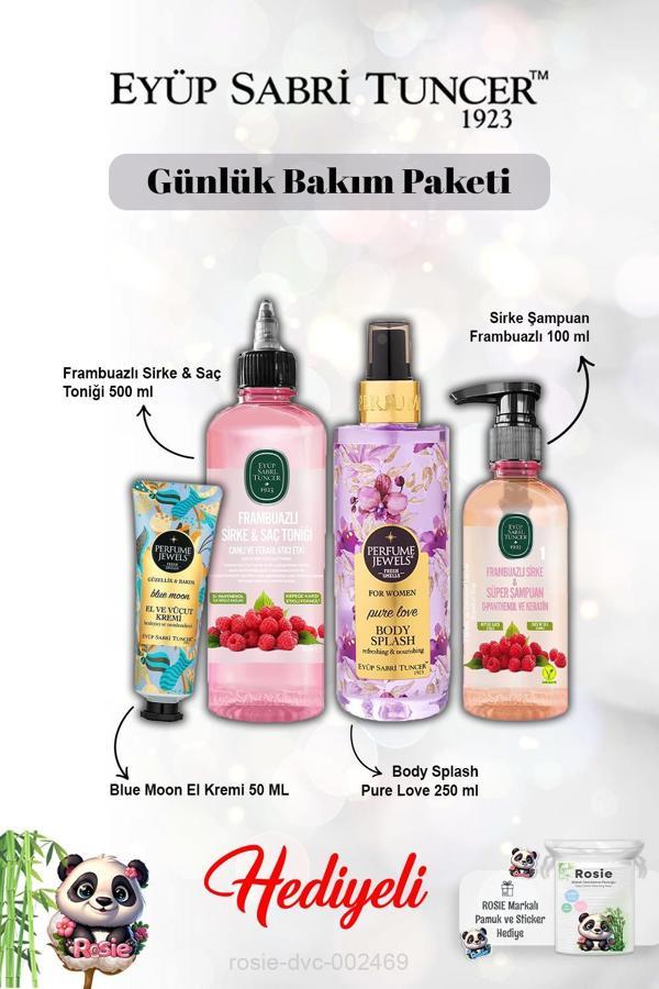 Pure Love Vücut Spreyi, Frambuaz Tonik ve Şampuan, Krem Blue Moon ve Rosie - Image 1