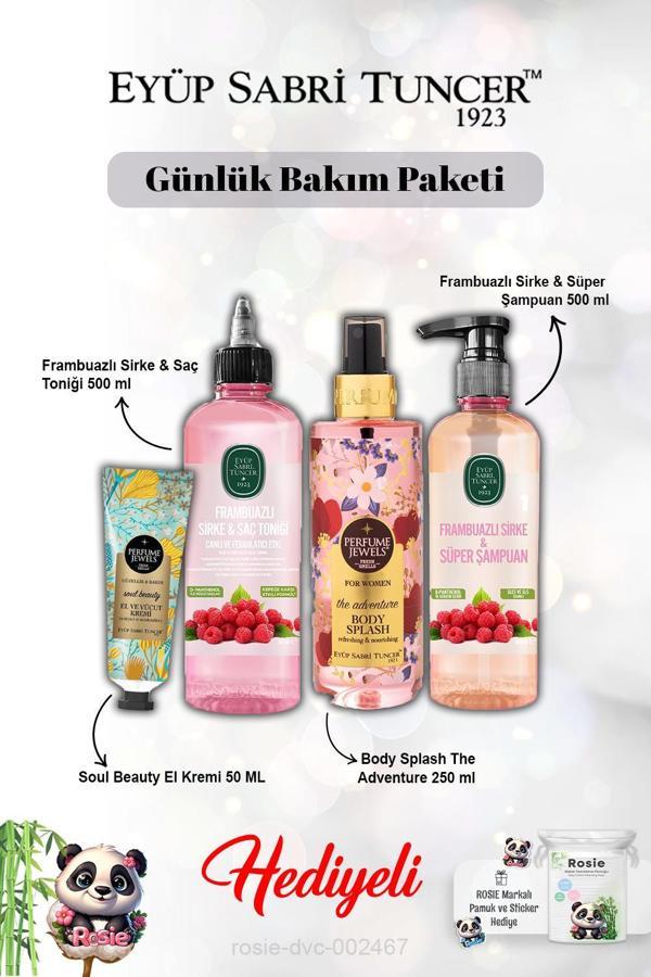 Krem Soul Beauty, The Adventure Vücut Spreyi,Frambuaz Tonik ve Şampuan ve Rosie - Image 1