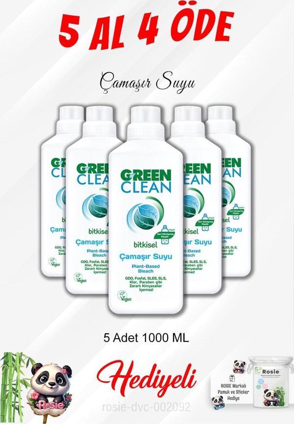 5 Al 4 Öde 1000 ML Çamaşır Suyu ve Rosie Pamuk - Image 1