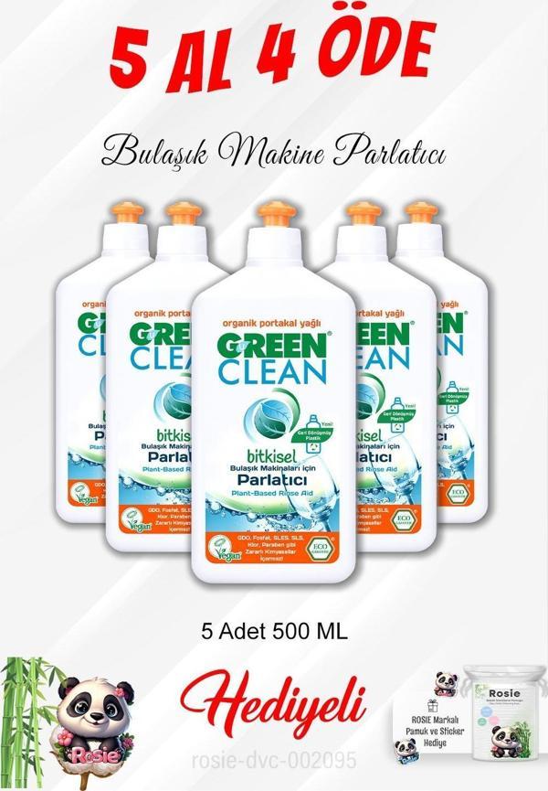 Bulaşık Makine Parlatıcı 500 ML 5 Al 4 Öde ve Rosie Pamuk - Image 1