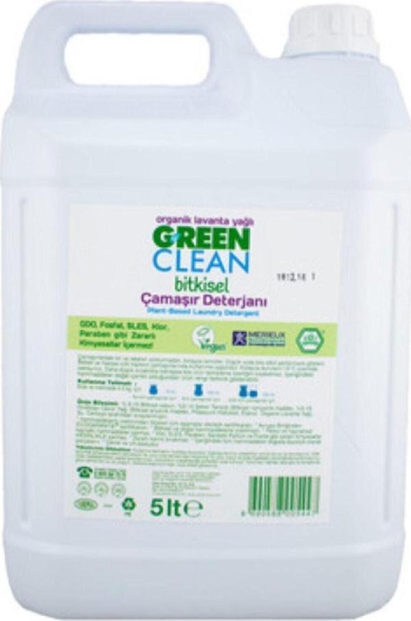 Green Clean Bitkisel Çamaşır Deterjanı Lavanta Yağlı 5000ml - Image 1