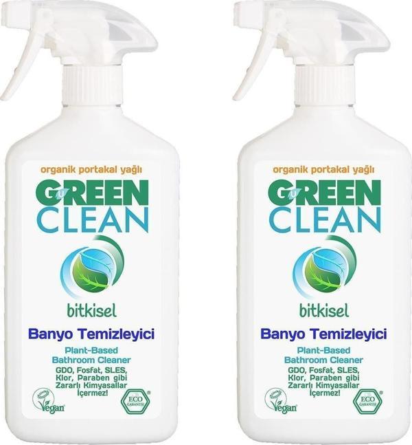 Green Clean Organik Portakal Yağlı Banyo Temizleyicisi 2 Li Set - Image 1