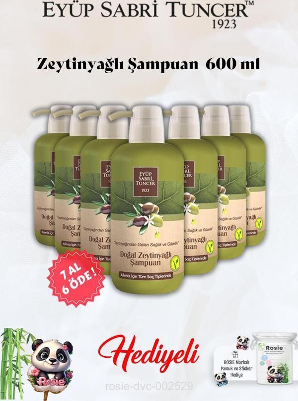 Şampuan Zeytinyağlı Eyüp Sabri 7 AL 6 ÖDE ve Rosie Hediye - Image 1