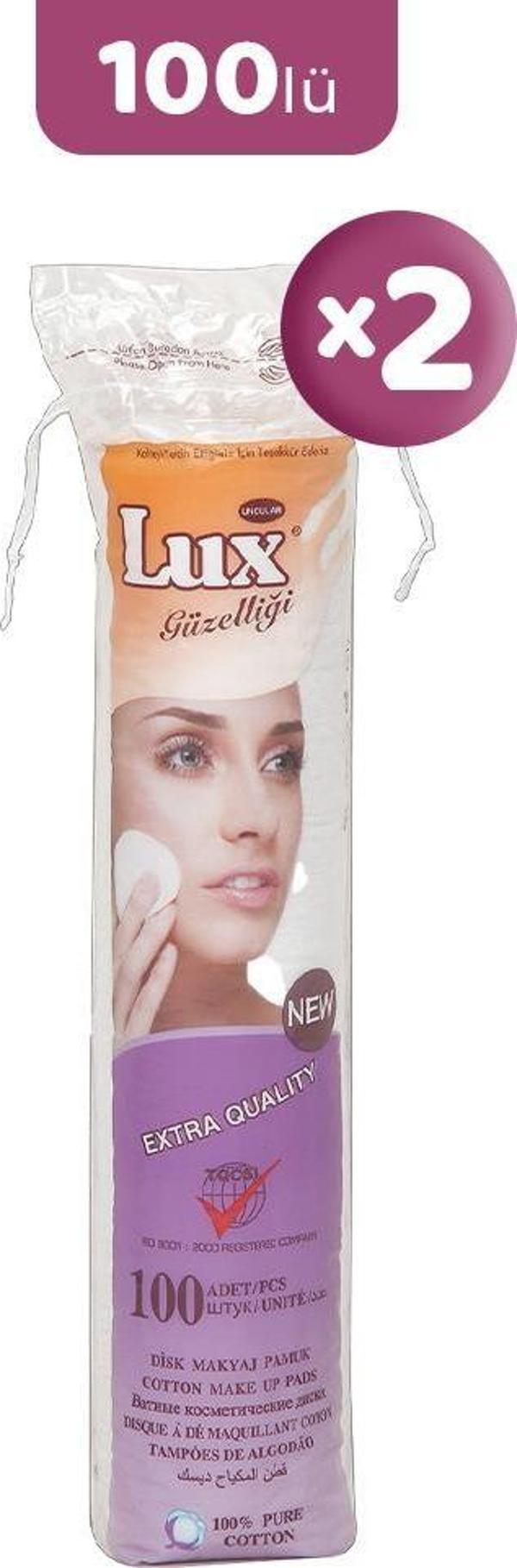 Lux Disk Makyaj Pamuğu 100'lü x 2 - Image 1