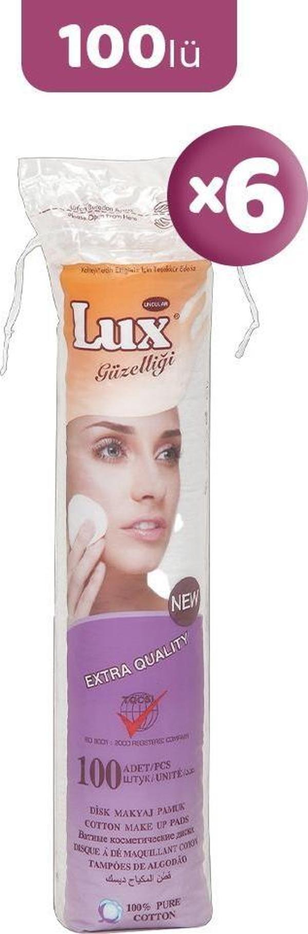 Lux Disk Makyaj Pamuğu 100'lü x 6 - Image 1
