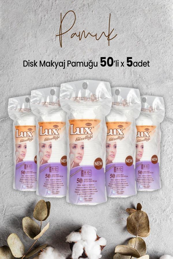Lux Disk Makyaj Pamuğu 50'li x 5 Adet - Image 1