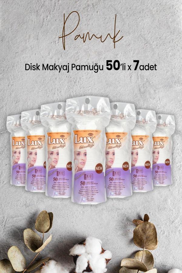 Lux Disk Makyaj Pamuğu 50'li x 7 Adet - Image 1