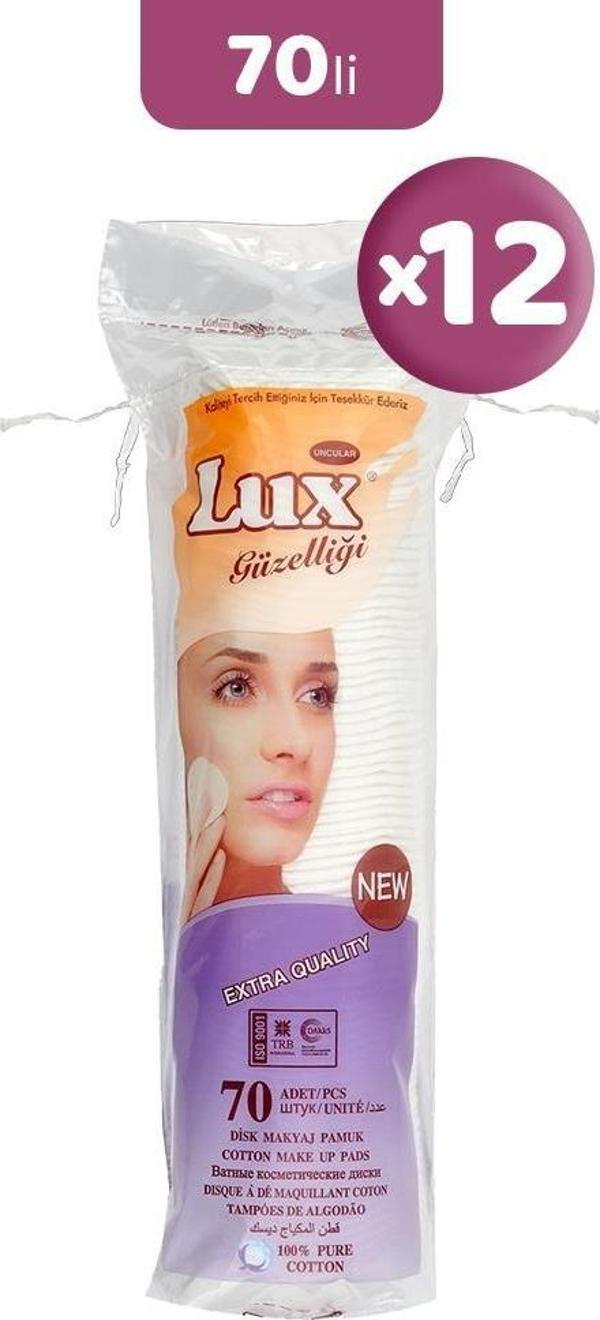 Lux Disk Makyaj Pamuğu 70'li x 12 - Image 1