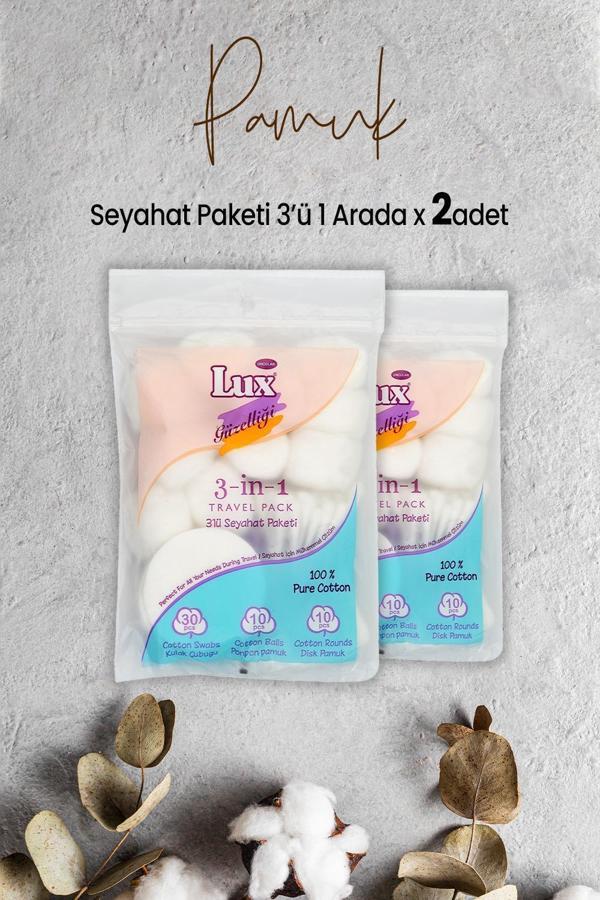 Lux 3' lü Seyahat Paketi x 2 Adet - Image 1