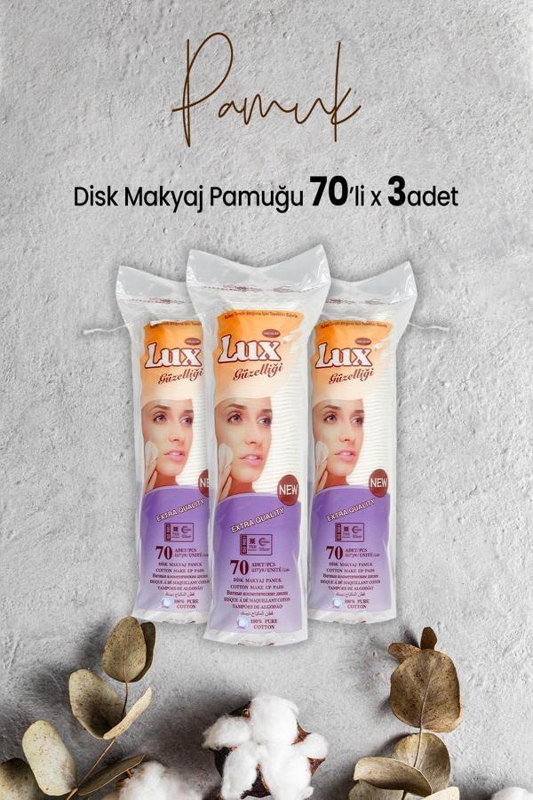 Lux Disk Makyaj Pamuğu 70'li x 3 Adet - Image 1