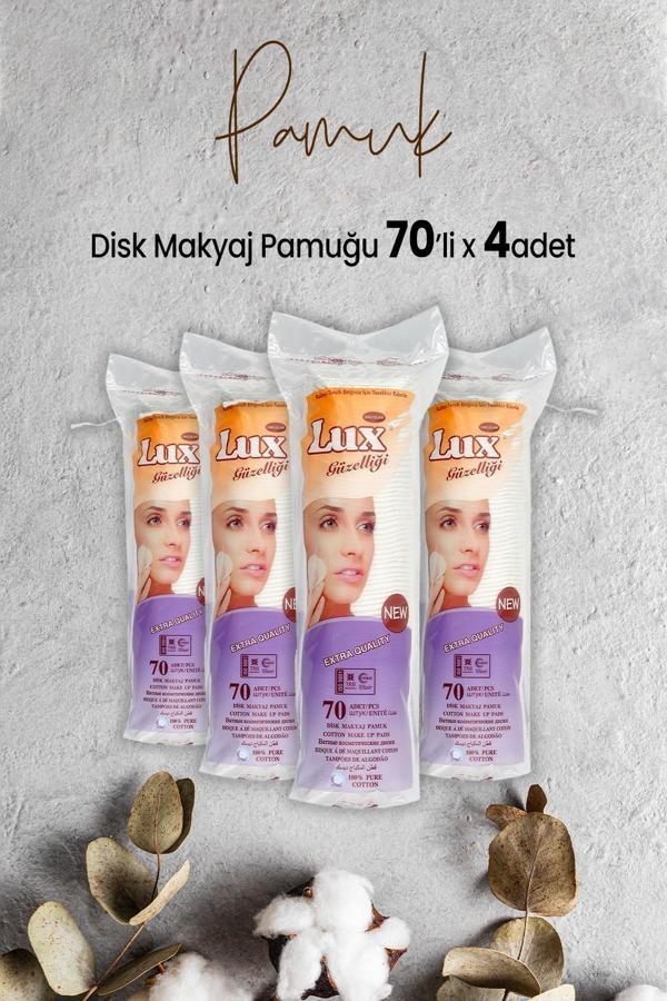 Lux Disk Makyaj Pamuğu 70'li x 4 Adet - Image 1