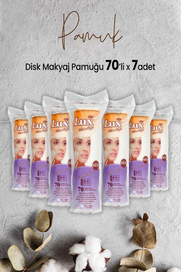Lux Disk Makyaj Pamuğu 70'li x 7 Adet - Image 1