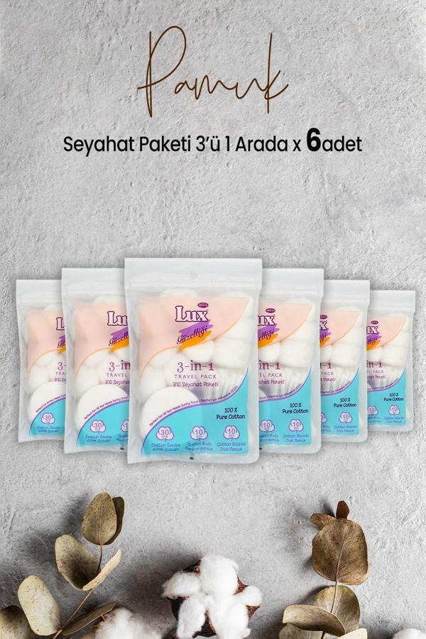 Lux 3' lü Seyahat Paketi x 6 Adet - Image 1