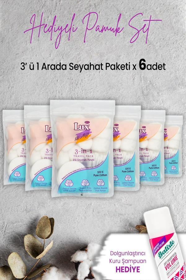 Lux 3' lü Seyahat Paketi x 6 Adet ve Hediyeli - Image 1