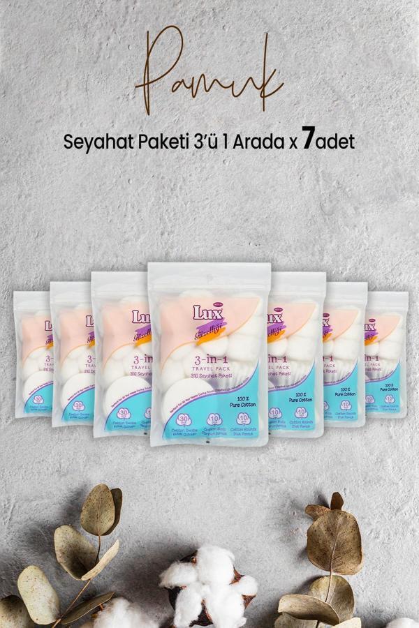 Lux 3' lü Seyahat Paketi x 7 Adet - Image 1