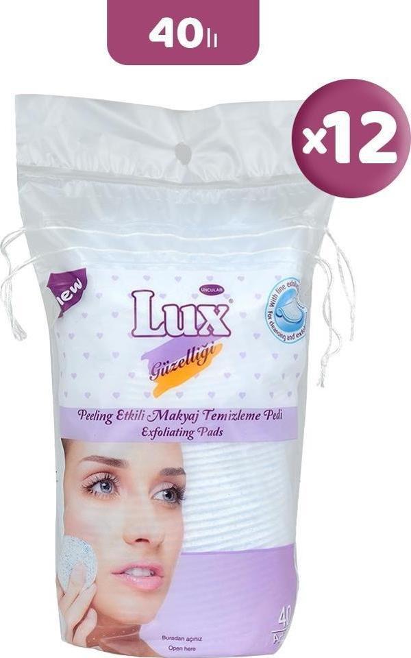 Lux Peeling Etkili Makyaj Pamuğu 40' lı x 12 - Image 1
