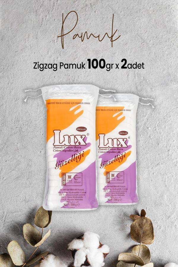 Lux Zigzag Pamuk 100 gr x 2 Adet - Image 1