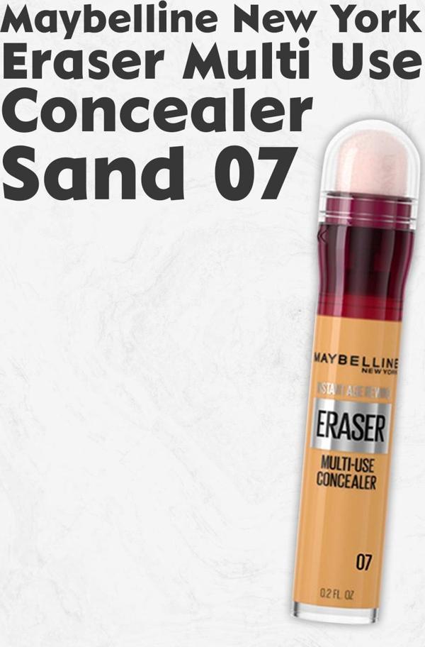 Maybelline New York Eraser Multi Use Concealer 07 Sand - Image 1