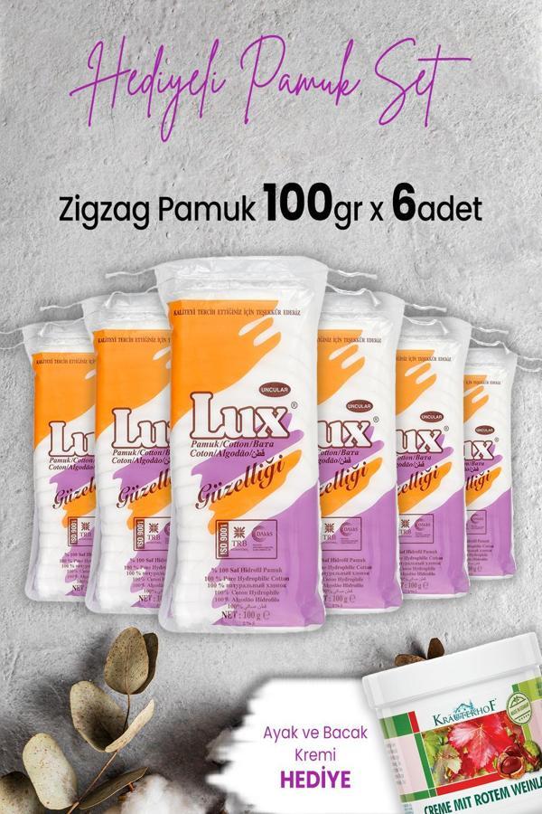 Lux Zigzag Pamuk 100 gr x 6 Adet ve Hediyeli - Image 1