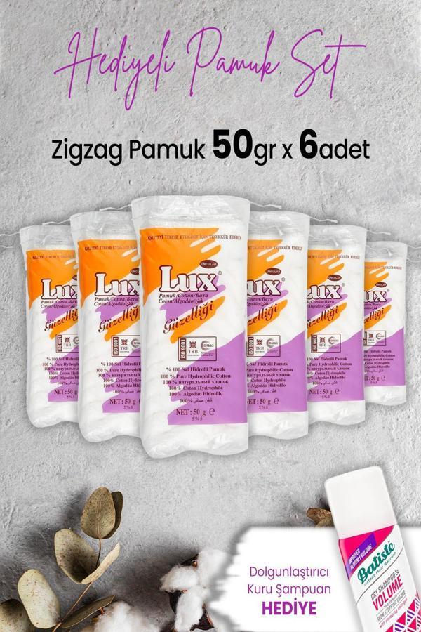 Lux Zigzag Pamuk 50 gr x 6 Adet ve Hediyeli - Image 1
