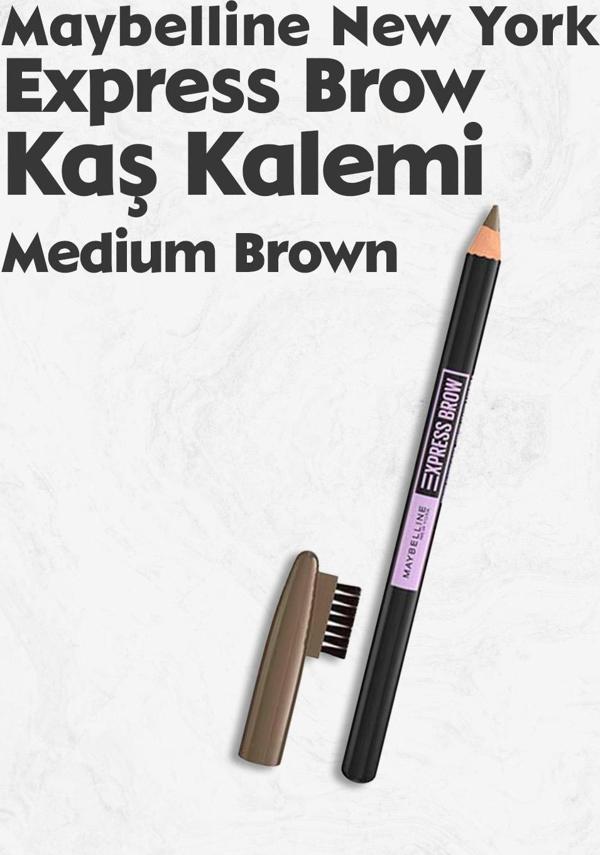 Maybelline Express Brow Kaş Kalemi 04 Medium Brown - Image 1