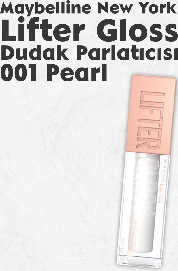 Maybelline New York Lifter Gloss Dudak Parlatıcısı 001 Pearl - Image 1