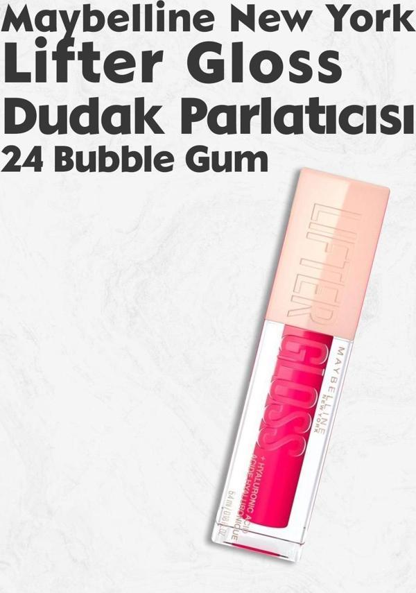 Maybelline Lifter Gloss Dudak Parlatıcısı 24 Bubble Gum - Image 1