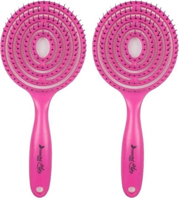 Nascita Üç Boyutlu Saç Fırçası Şeker Pembe x 2 - Image 1
