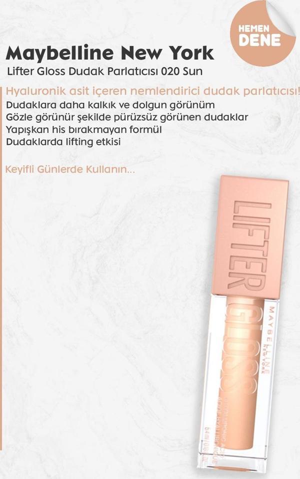 Maybelline New York Lifter Gloss Dudak Parlatıcısı 020 Sun - Image 1