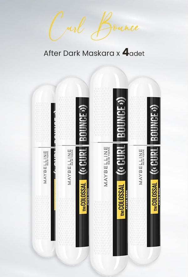 Maybelline New York Maskara Curl Bounce After Dark x 4 Adet - Image 1