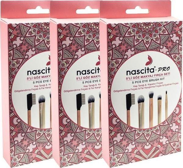 Nascita Göz Makyaj 5' li Fırça Seti x 3 - Image 1