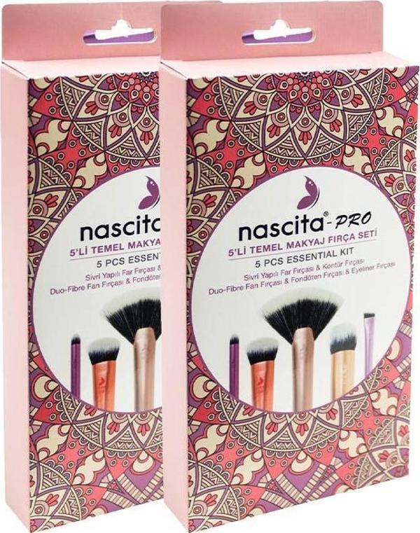 Nascita Temel Makyaj 5' li Fırça Seti x 2 - Image 1