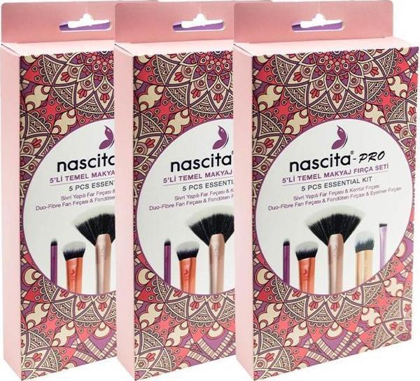 Nascita Temel Makyaj 5' li Fırça Seti x 3 - Image 1