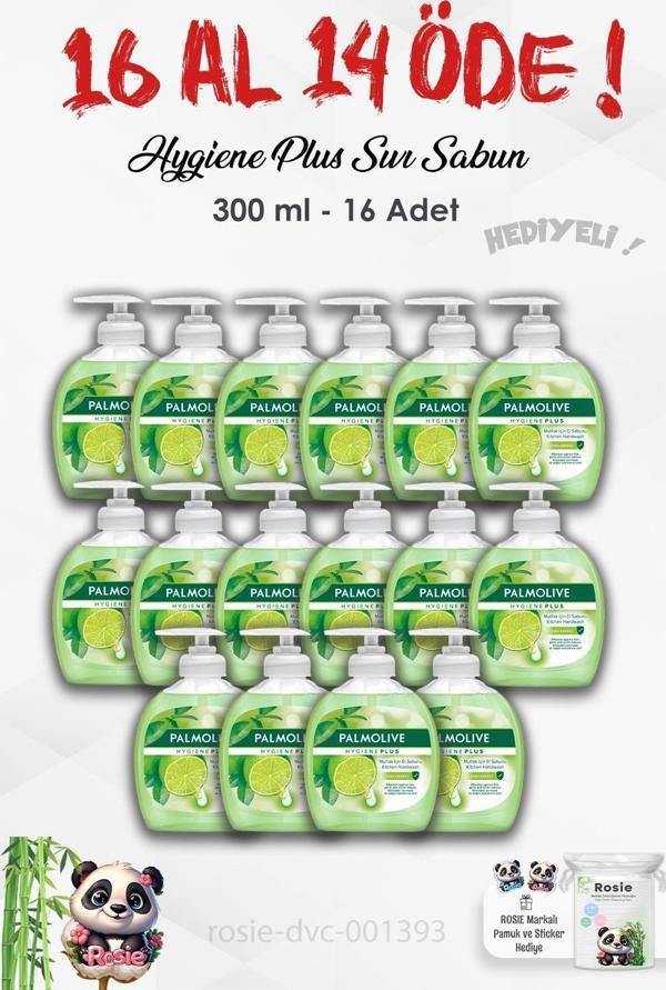 Palmolive 16 AL 14 ÖDE  Hygiene Plus Koku Giderici Sıvı Sabun 300 ml ve ROSIE  - Image 1