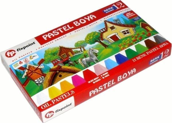 FixPoint Pastel Boya 12 Renk P-1770 - Image 1