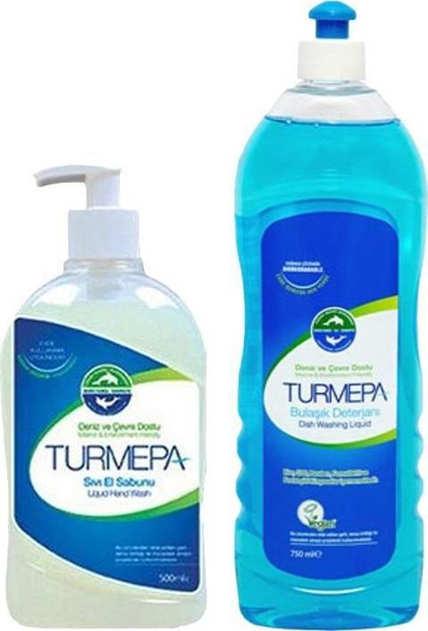 Turmepa Sıvı Sabun 500 ml ve Bulaşık Deterjanı 750 ml - Image 1