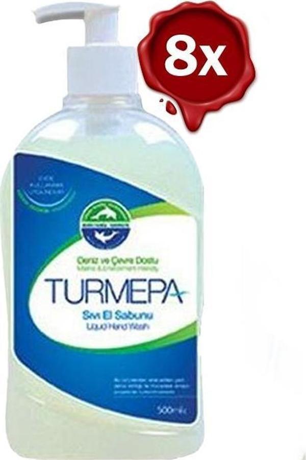 Turmepa Sıvı Sabun 500 ml x 8 - Image 1