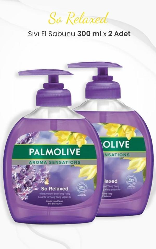 Palmolive Aroma Sensations So Relaxed Sıvı Sabun 300 ml x 2 Adet - Image 1