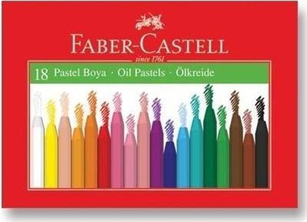 Faber-Castell Karton Kutu Pastel Boya 18 Renk - Image 1