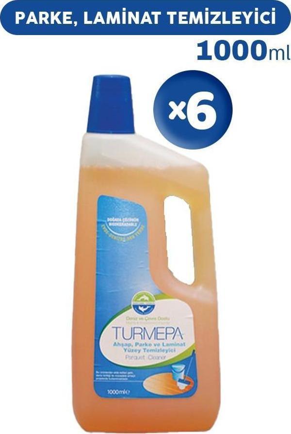 Turmepa Ahşap, Parke ve Laminat Yüzey Temizleyicisi 1000 ml x 6 - Image 1