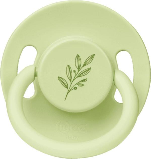 Wee Baby 699 Pure Kauçuk Uçlu No 2 6-18 Ay Emzik Yeşil - Image 1