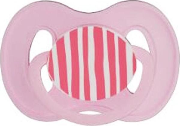 Bebedor 202 Klasik Ortodontik Damaklı Emzik No 2 6-18 Ay Pembe - Image 1